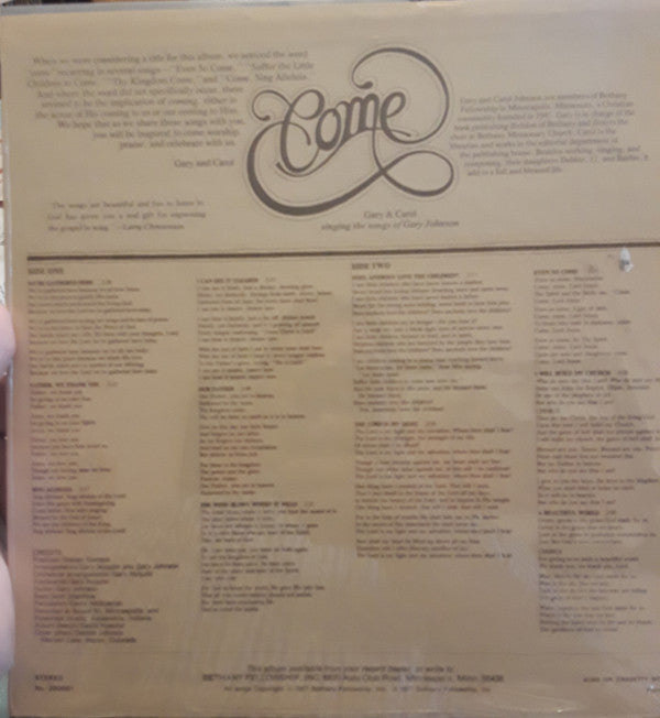 Come | Very Good Plus (VG+) Near Mint (NM)