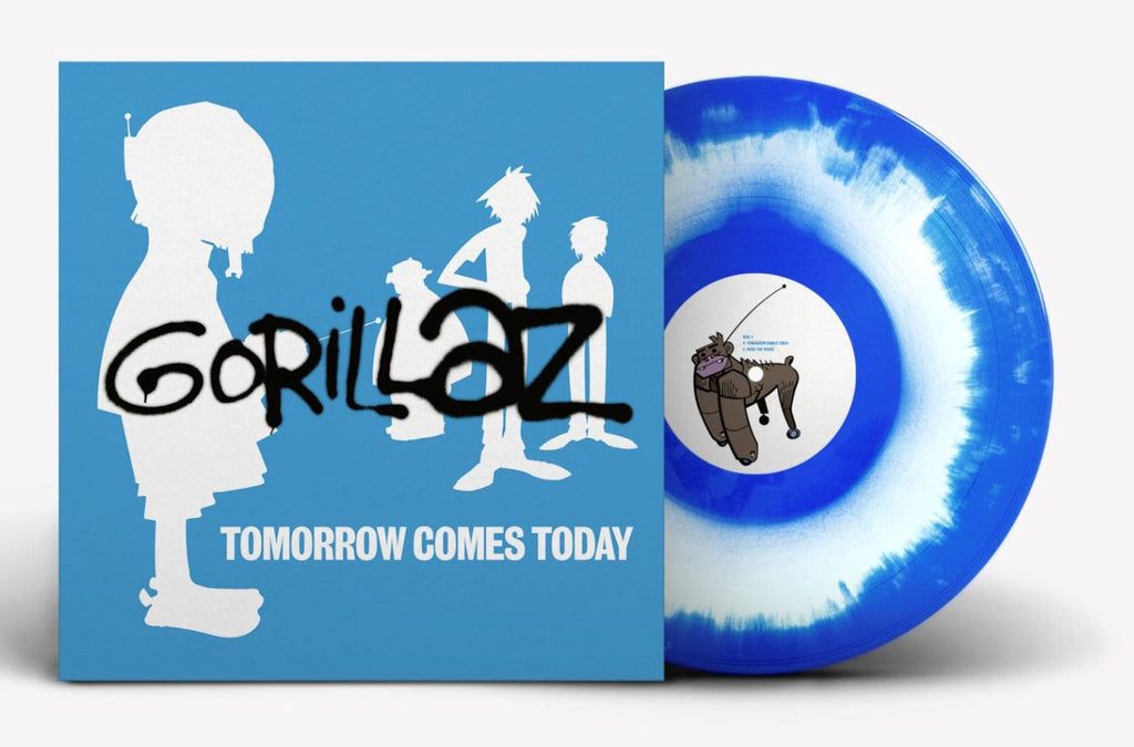 Gorillaz - Tomorrow Comes Today Ep (White/Blue Color-In-Color Vinyl) | Mint (M) Mint (M)
