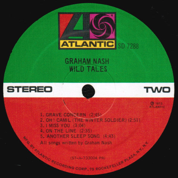 Graham Nash - Wild Tales | Near Mint (NM) Near Mint (NM)