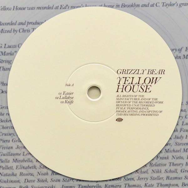 Grizzly Bear - Yellow House | Mint (M) Mint (M)