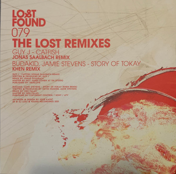 Guy J / Budakid, Jamie Stevens The Lost Remixes Lost & Found (4) 12" Mint (M) Mint (M)