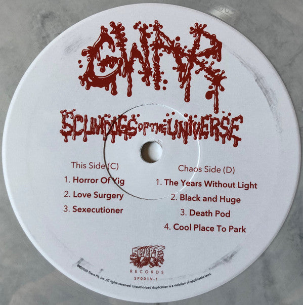 Gwar - Scumdogs Of The Universe | Mint (M) Mint (M)