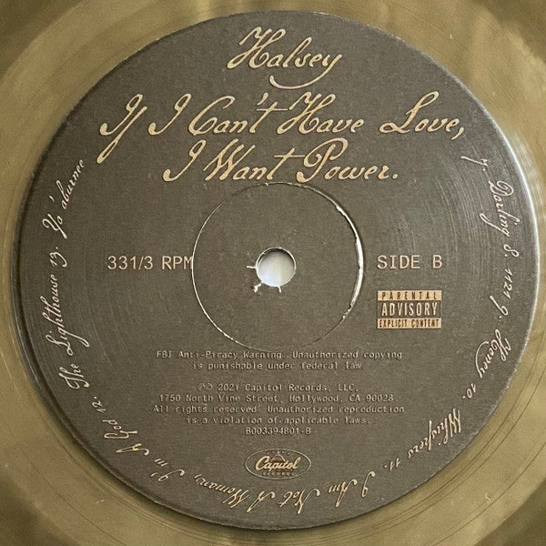 If I Can’t Have Love, I Want Power (COLOR VINYL) | Mint (M) Mint (M)
