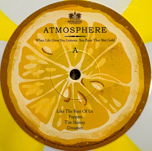 When Life Gives You Lemons, You Paint That Shit Gold (DINGED) | Mint (M) Excellent+ (EX+)