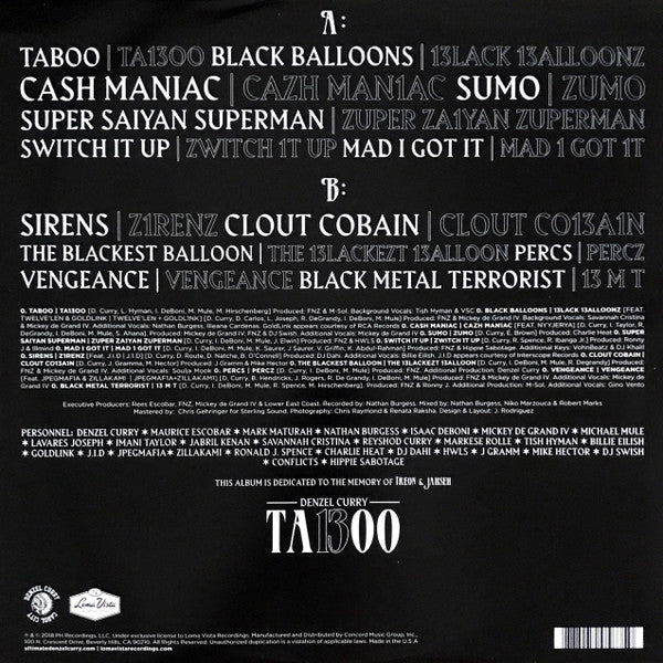 TA13OO (Metallic Marble Colored Vinyl) | Mint (M) Mint (M)