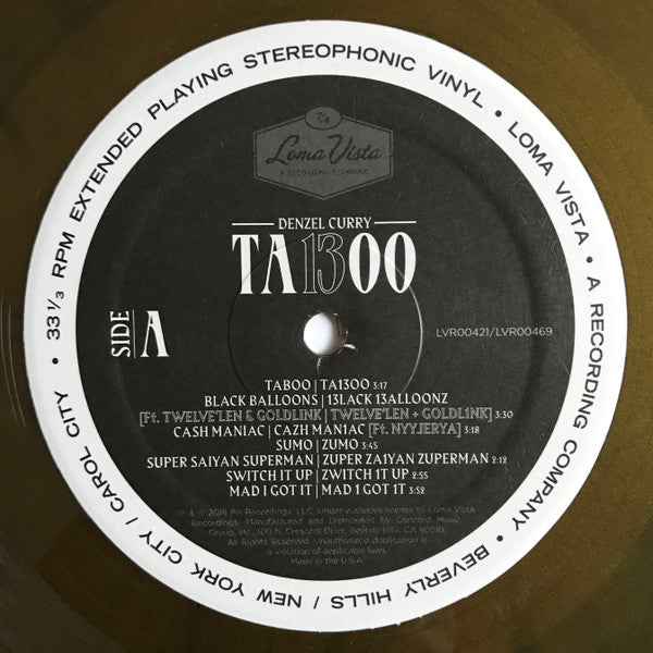 TA13OO (Metallic Marble Colored Vinyl) | Mint (M) Mint (M)