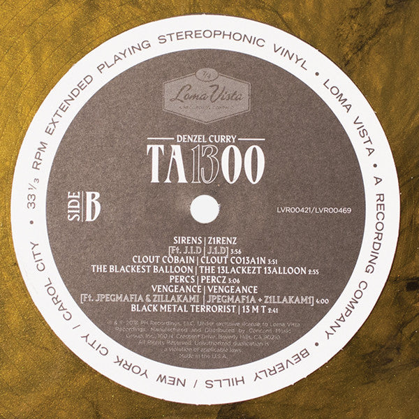 TA13OO (Metallic Marble Colored Vinyl) | Mint (M) Mint (M)