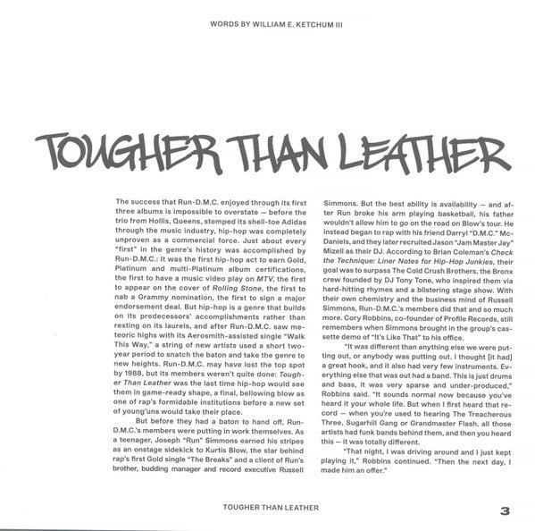 Run-DMC - Tougher Than Leather | Mint (M) Mint (M)