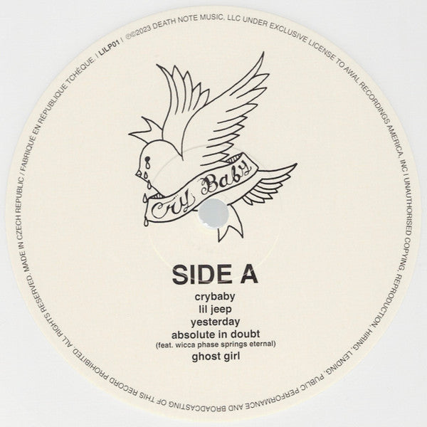 Crybaby (WHITE VINYL) | Mint (M) Mint (M)