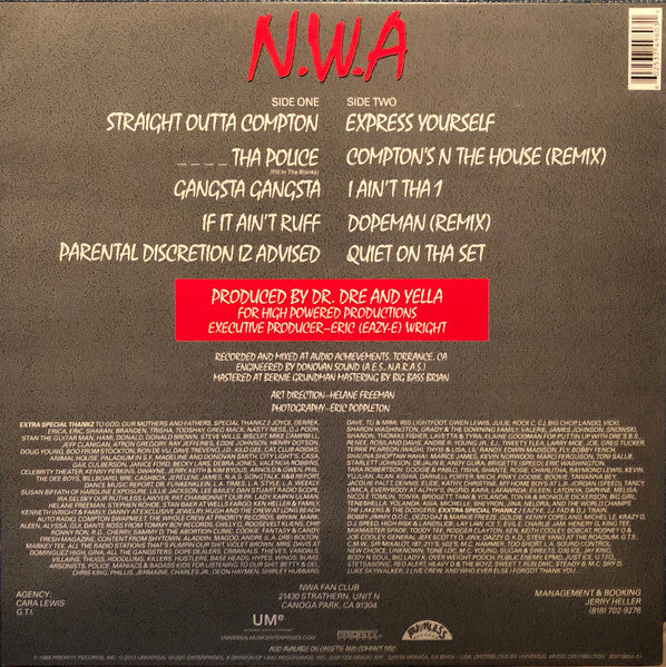 N.W.A. - Straight Outta Compton | Mint (M) Mint (M)
