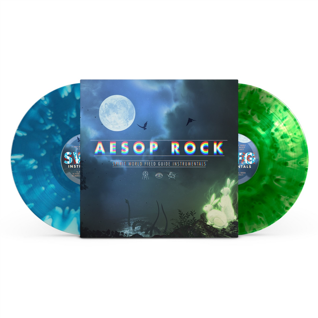 Spirit World Field Guide Instrumentals (GREEN + BLUE VINYL) | Mint (M) Mint (M)