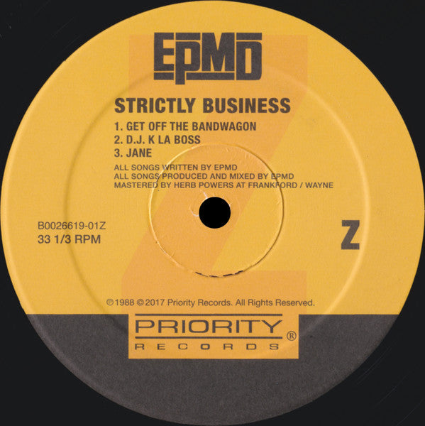 EPMD - Strictly Business (2xVINYL) | Mint (M) Mint (M)