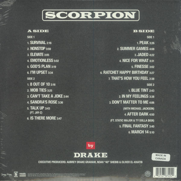 Drake - Scorpion (2x VINYL) | Mint (M) Mint (M)