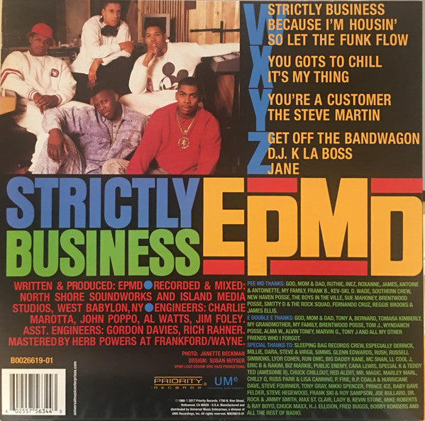 EPMD - Strictly Business (2xVINYL) | Mint (M) Mint (M)