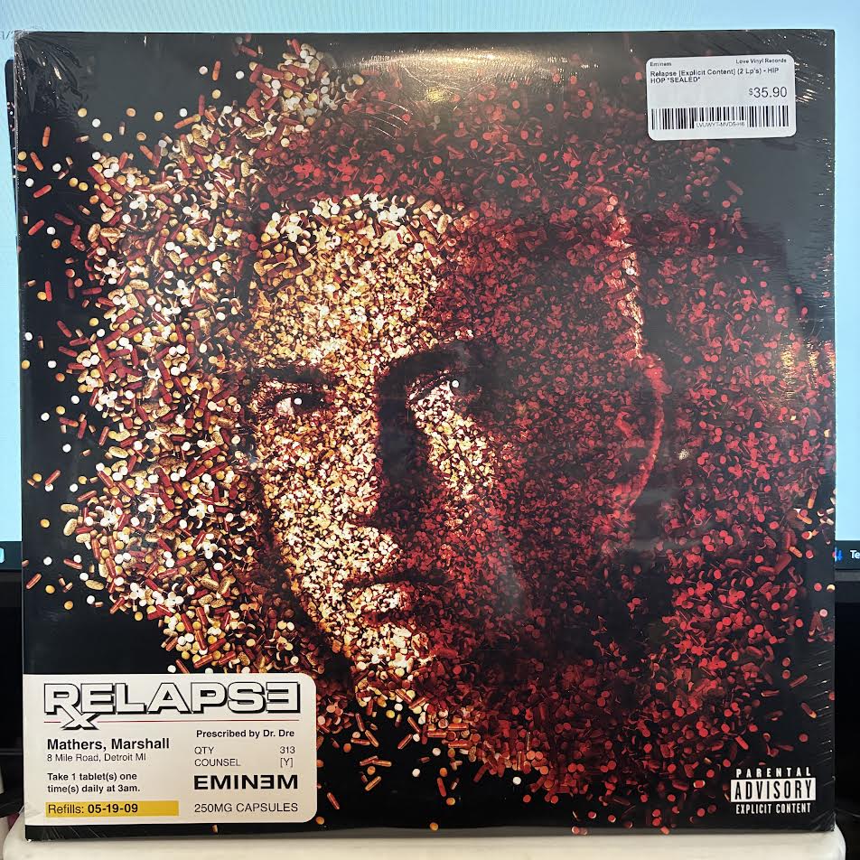 Eminem - Relapse [Explicit Content] (2 Lp's) | Mint (M) Mint (M)