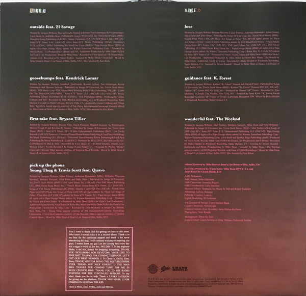 Birds In The Trap Sing Mcknight *DINGED/CREASED*(2xVINYL) | Mint (M) Excellent (EX)