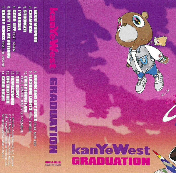 Graduation (CASSETTE - UNOFFICIAL) | Mint (M) Mint (M)