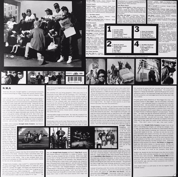 N.W.A. - Greatest Hits (2xVINYL) | Excellent+ (EX+)