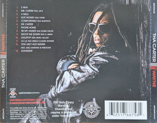 Lil Wayne - Tha Carter III (CD) | Excellent (EX) Excellent (EX)
