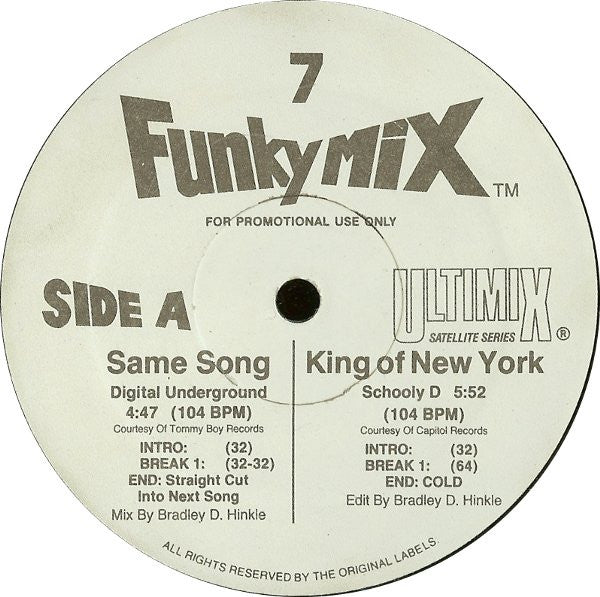 Various - Funkymix 7 *RECORD 1 ONLY* | Excellent (EX) Near Mint (NM)