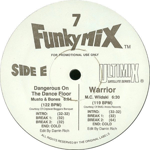 Various - Funkymix 7 *RECORD 1 ONLY* | Excellent (EX) Near Mint (NM)