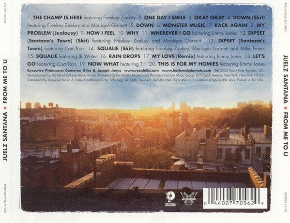 Juelz Santana - From Me To U (CD) | Excellent (EX) Near Mint (NM)