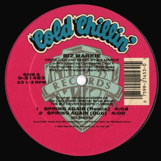 Biz Markie - Spring Again (VINYL) | Excellent (EX) Near Mint (NM)