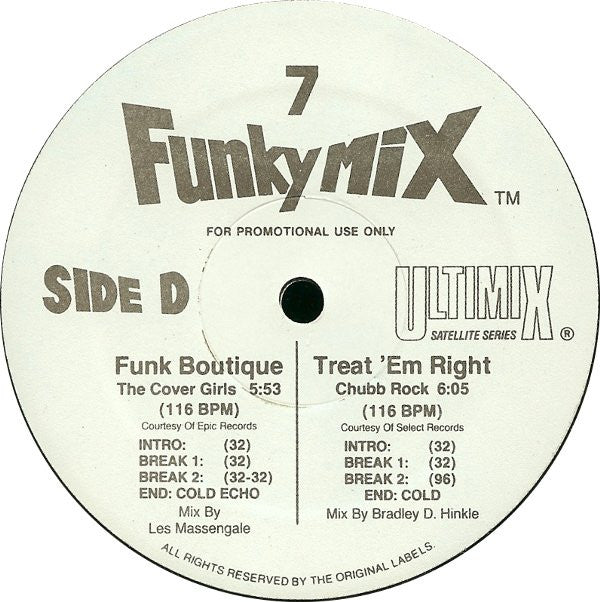 Various - Funkymix 7 *RECORD 1 ONLY* | Excellent (EX) Near Mint (NM)