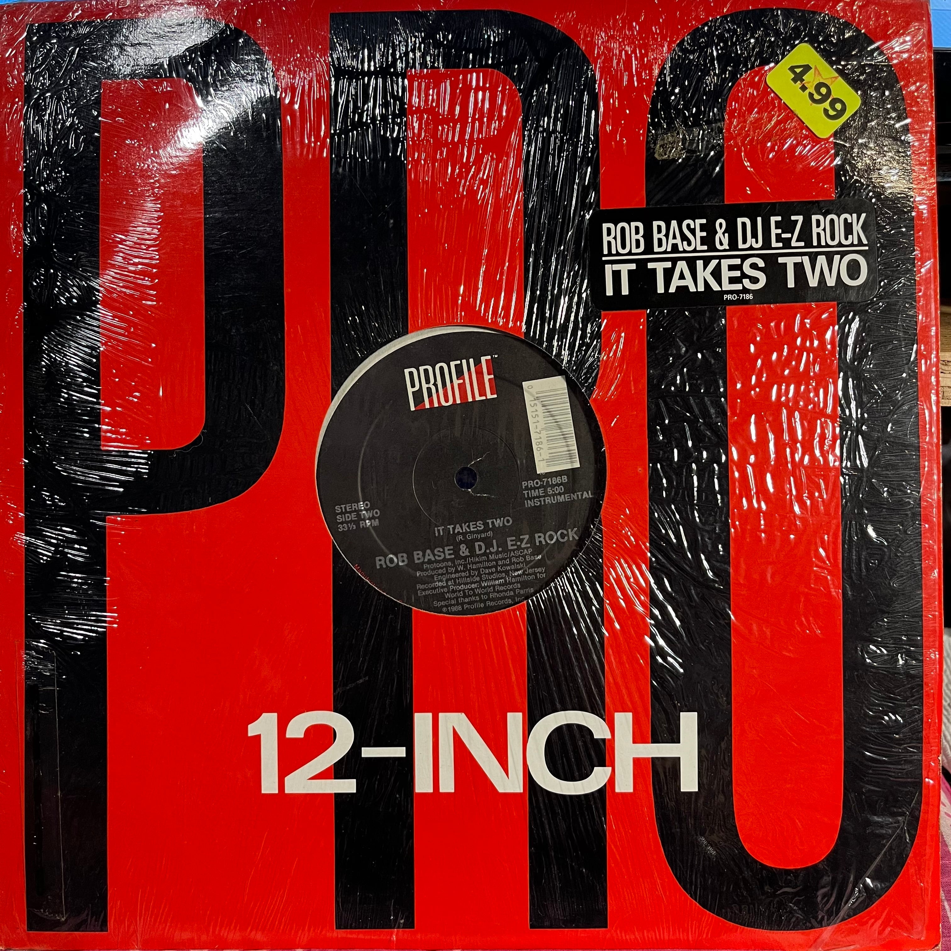 Rob Base & DJ E-Z Rock - It Takes Two | Excellent (EX) Near Mint (NM)