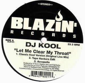 DJ Kool - Let Me Clear My Throat / I Got Dat Feelin' (VINYL) | Excellent (EX) Generic
