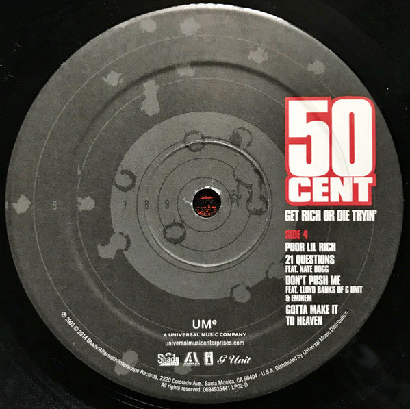 50 Cent - Get Rich Or Die Tryin' (2xVINYL) | Near Mint- (NM-)
