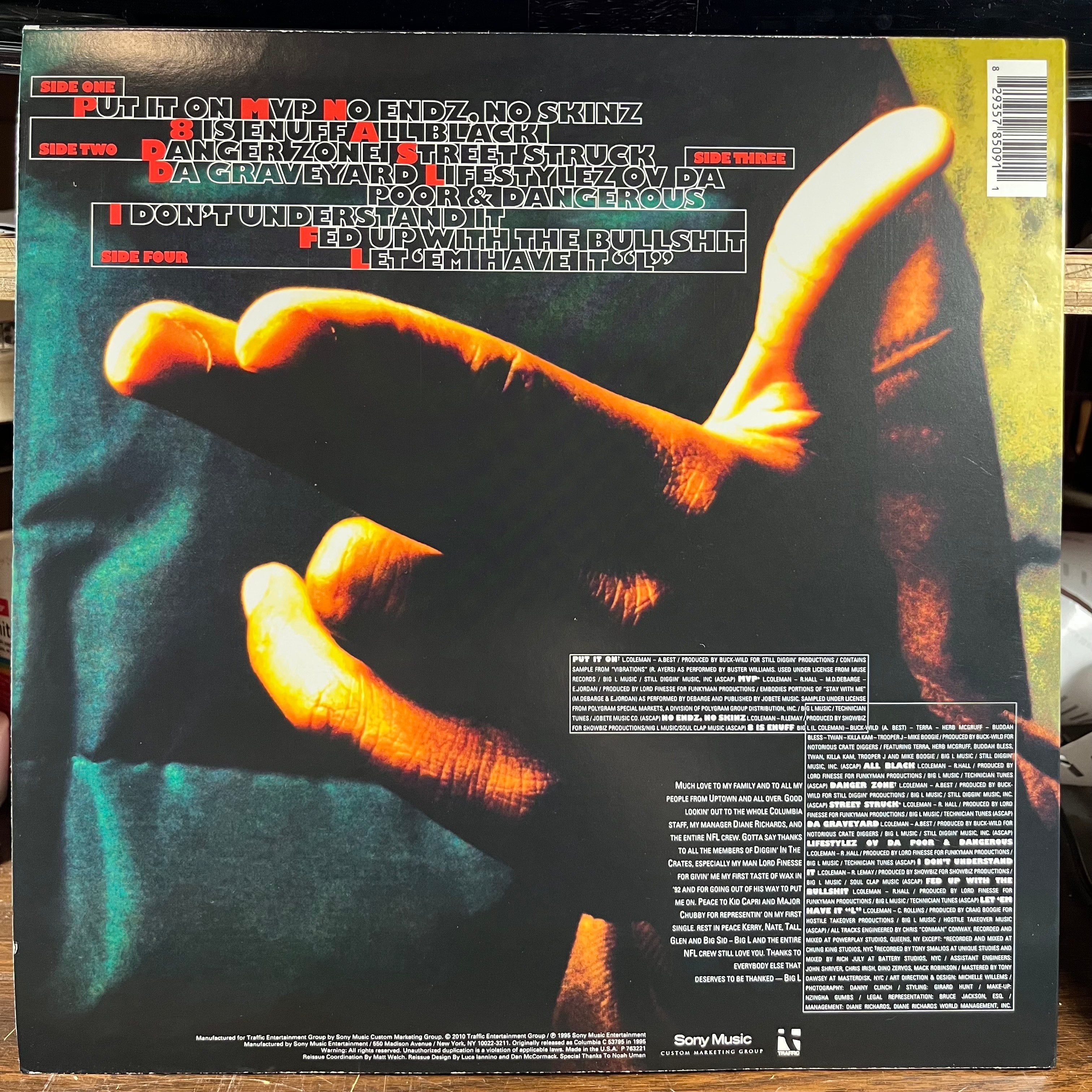 Big L - Lifestylez Ov Da Poor & Dangerous (2xVINYL) | Near Mint (NM) Near Mint (NM)