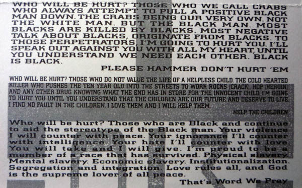 MC Hammer - Please Hammer Don't Hurt 'Em *CASSETTE* | Near Mint (NM) Near Mint (NM)