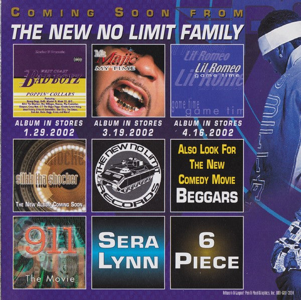 Master P - Game Face (CD) | Near Mint (NM) Near Mint (NM)