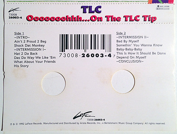 TLC - Ooooooohhh...On The TLC Tip *CASSETTE* | Near Mint (NM) Near Mint (NM)