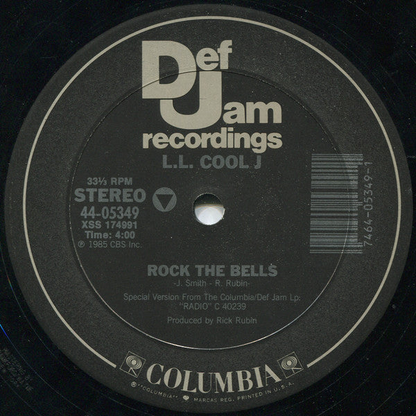 LL Cool J - Rock The Bells (VINYL) | Near Mint (NM or M-) Excellent (EX)