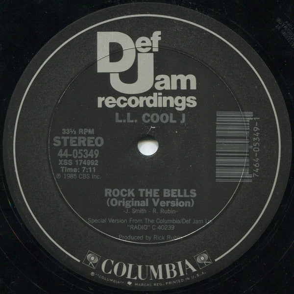 LL Cool J - Rock The Bells (VINYL) | Near Mint (NM or M-) Excellent (EX)