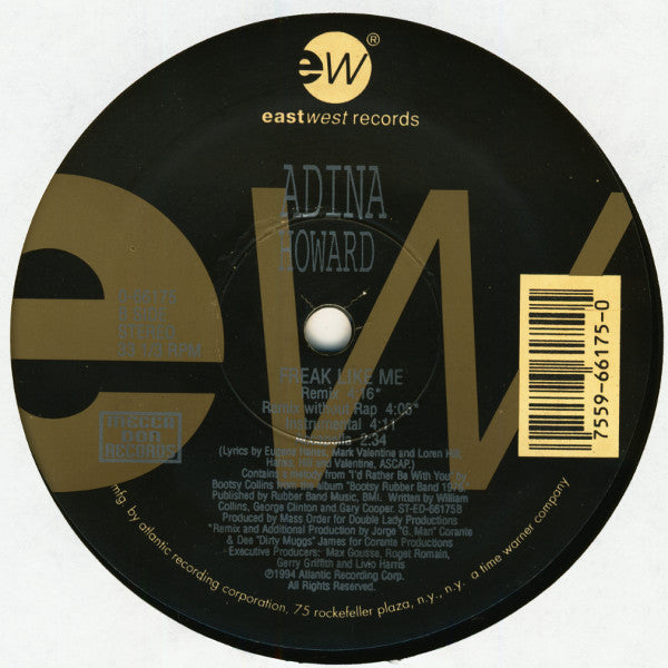 Adina Howard - Freak Like Me (VINYL) | Very Good Plus (VG+) Generic