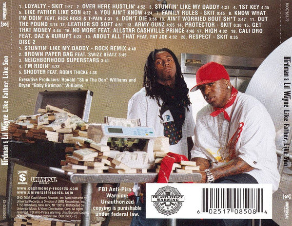 Birdman (2) - Like Father, Like Son (2xCD) | Very Good Plus (VG+) Near Mint (NM)