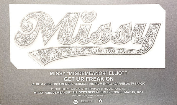 Missy Elliott - Get Ur Freak On (VINYL) | Very Good Plus (VG+) Very Good Plus (VG+)