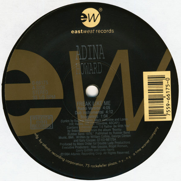 Adina Howard - Freak Like Me (VINYL) | Very Good Plus (VG+) Generic