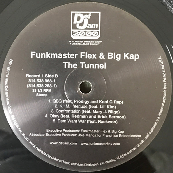 Funkmaster Flex - The Tunnel (VINYL *RECORD 1 ONLY*) | Very Good (VG) Generic