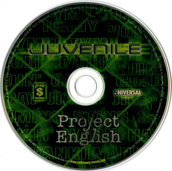 Juvenile (2) - Project English (CD) | Very Good (VG) Excellent (EX)
