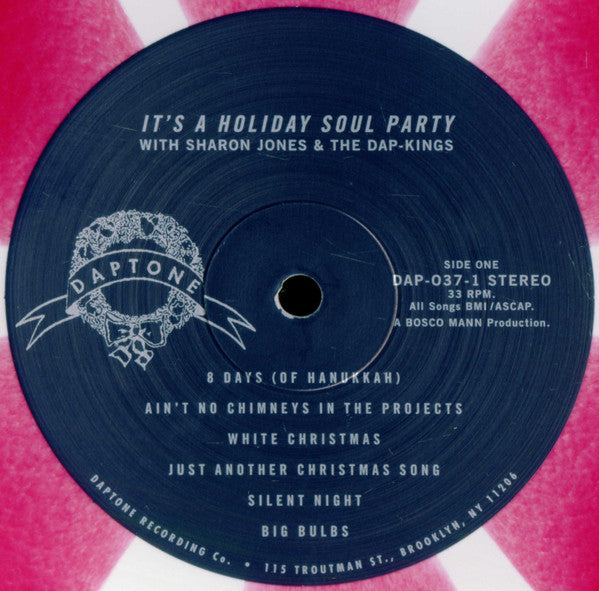 Sharon Jones & The Dap-Kings - It's A Holiday Soul Party (CANDY CANE VINYL) | Mint (M) Mint (M)