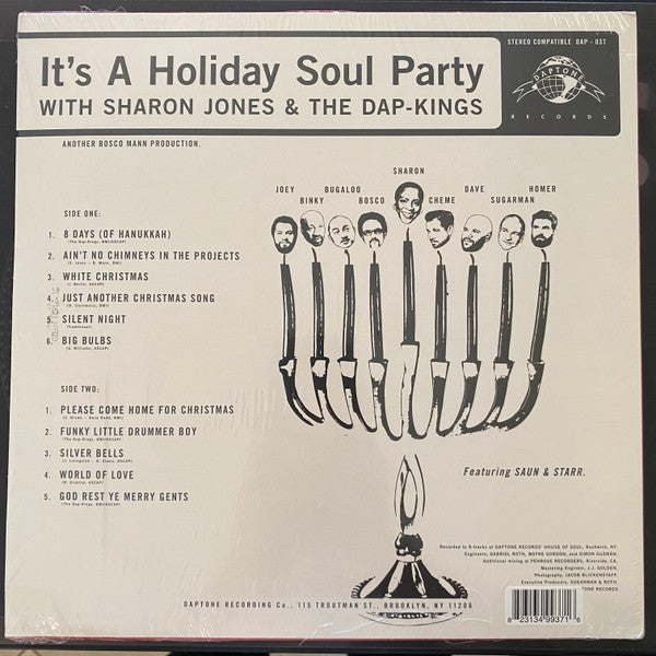 Sharon Jones & The Dap-Kings - It's A Holiday Soul Party (CANDY CANE VINYL) | Mint (M) Mint (M)