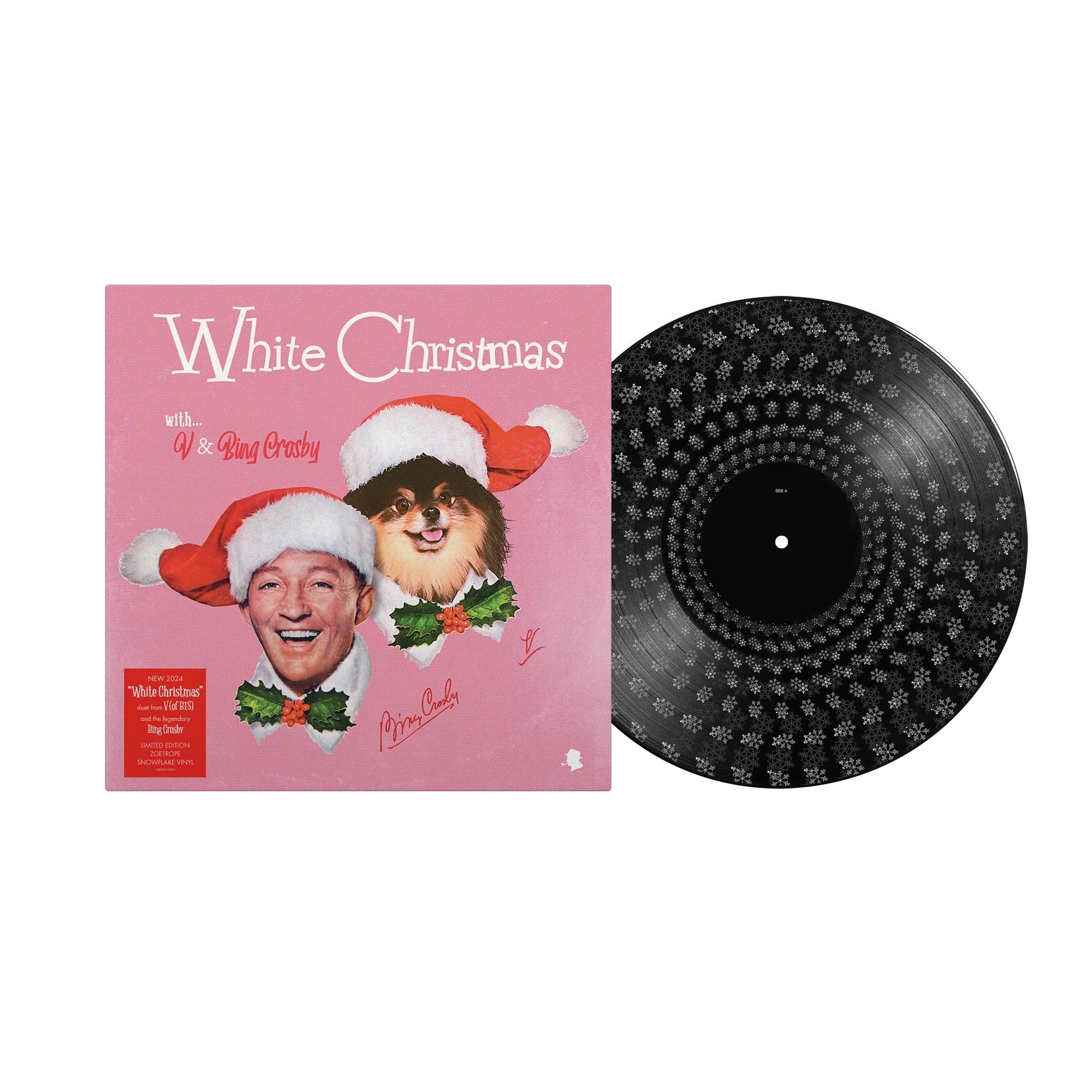 V of BTS x Bing Crosby - White Christmas (ZOETROPE DISC) | Mint (M) Mint (M)