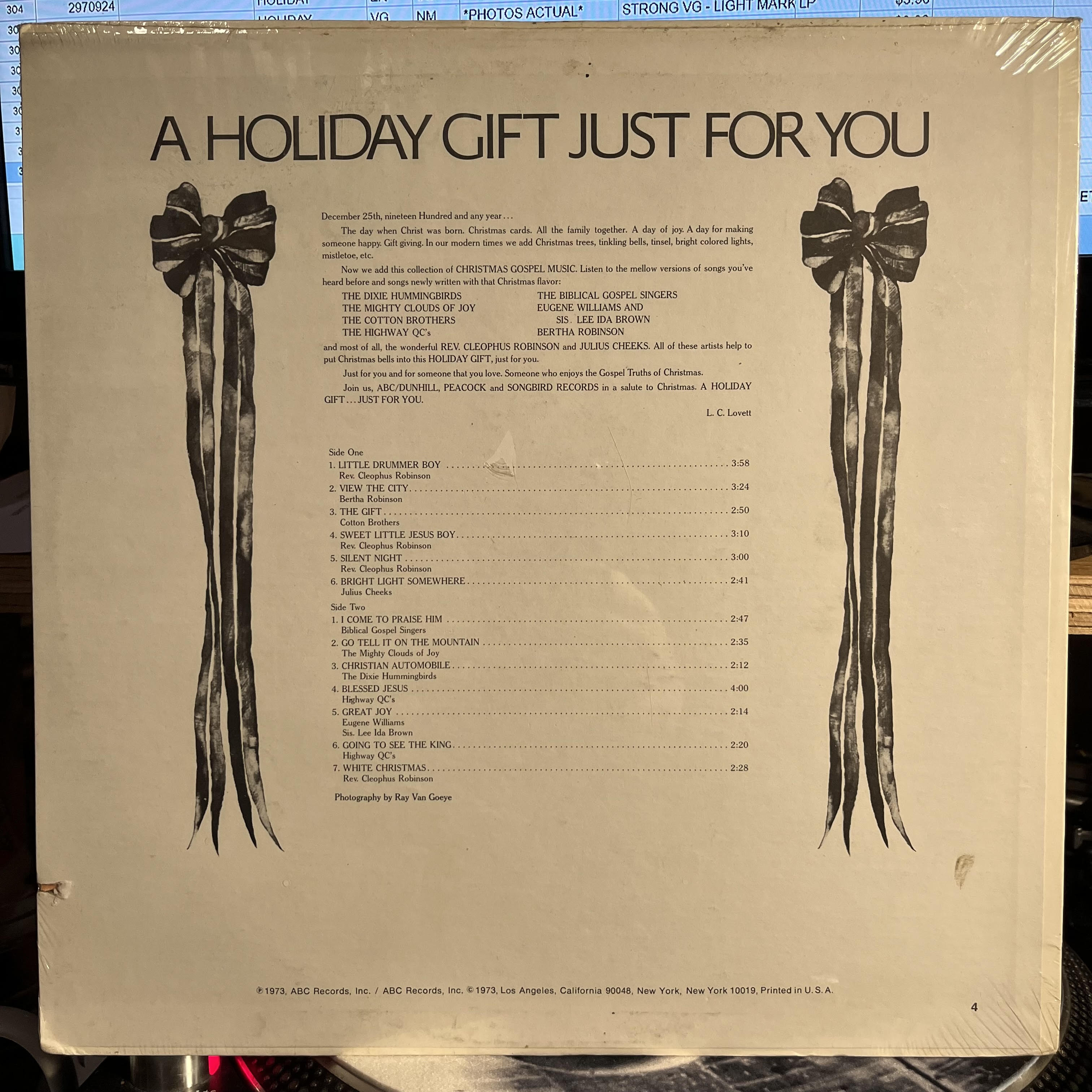 A Holiday Gift Just For You *SEALED* | Mint (M) Near Mint (NM)