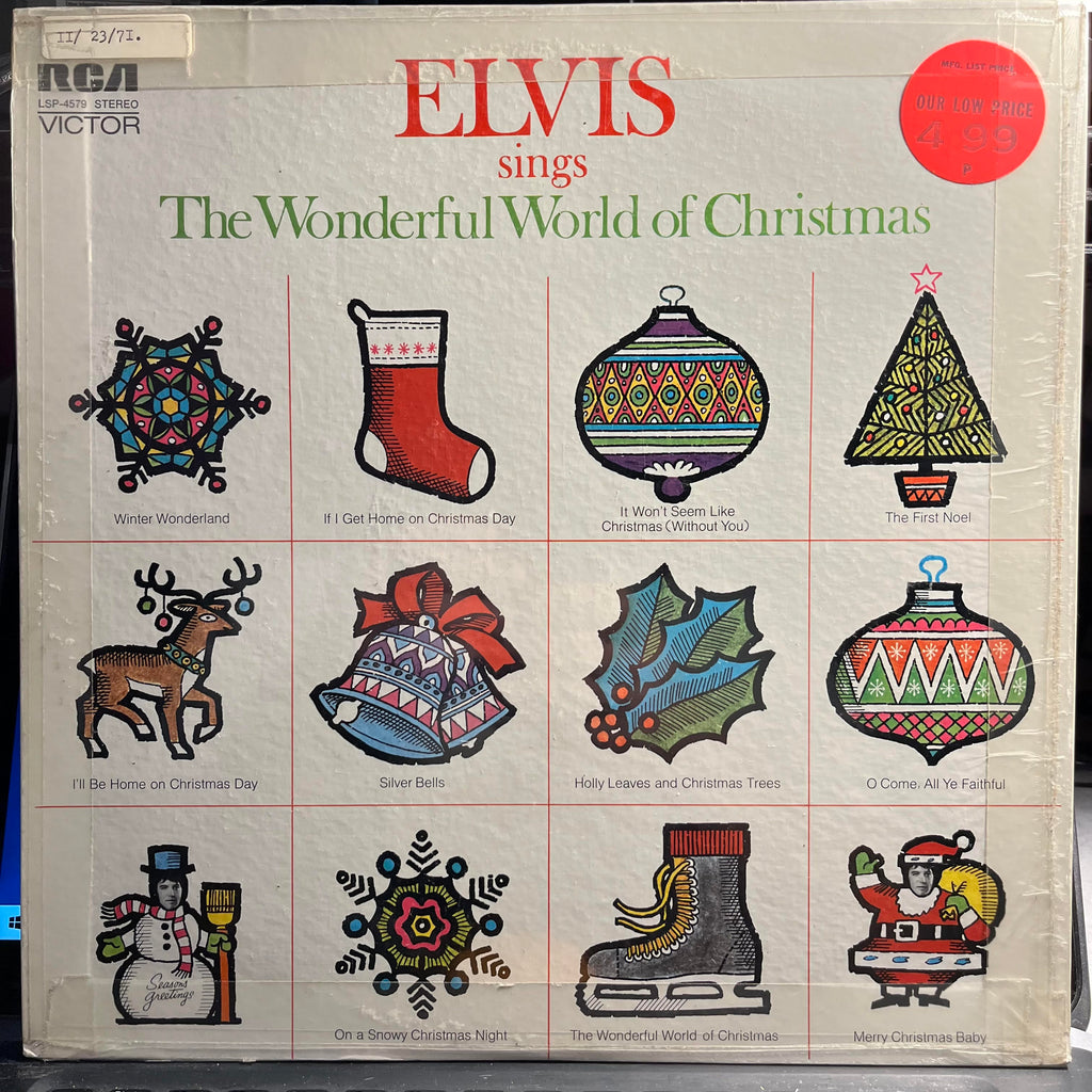 Elvis Presley - Elvis Sings The Wonderful World Of Christmas *HOLLYWOOD* | Excellent (EX) Excellent (EX)