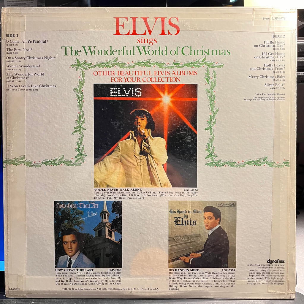 Elvis Presley - Elvis Sings The Wonderful World Of Christmas *HOLLYWOOD* | Excellent (EX) Excellent (EX)