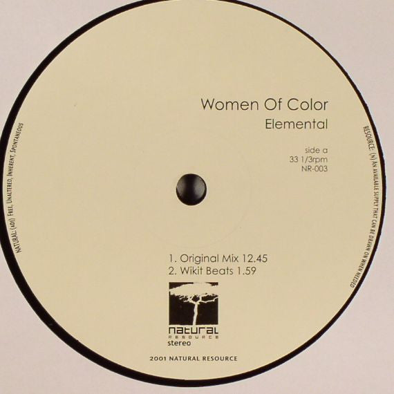 Women Of Color - Elemental (VINYL) | Excellent+ (EX+) Generic
